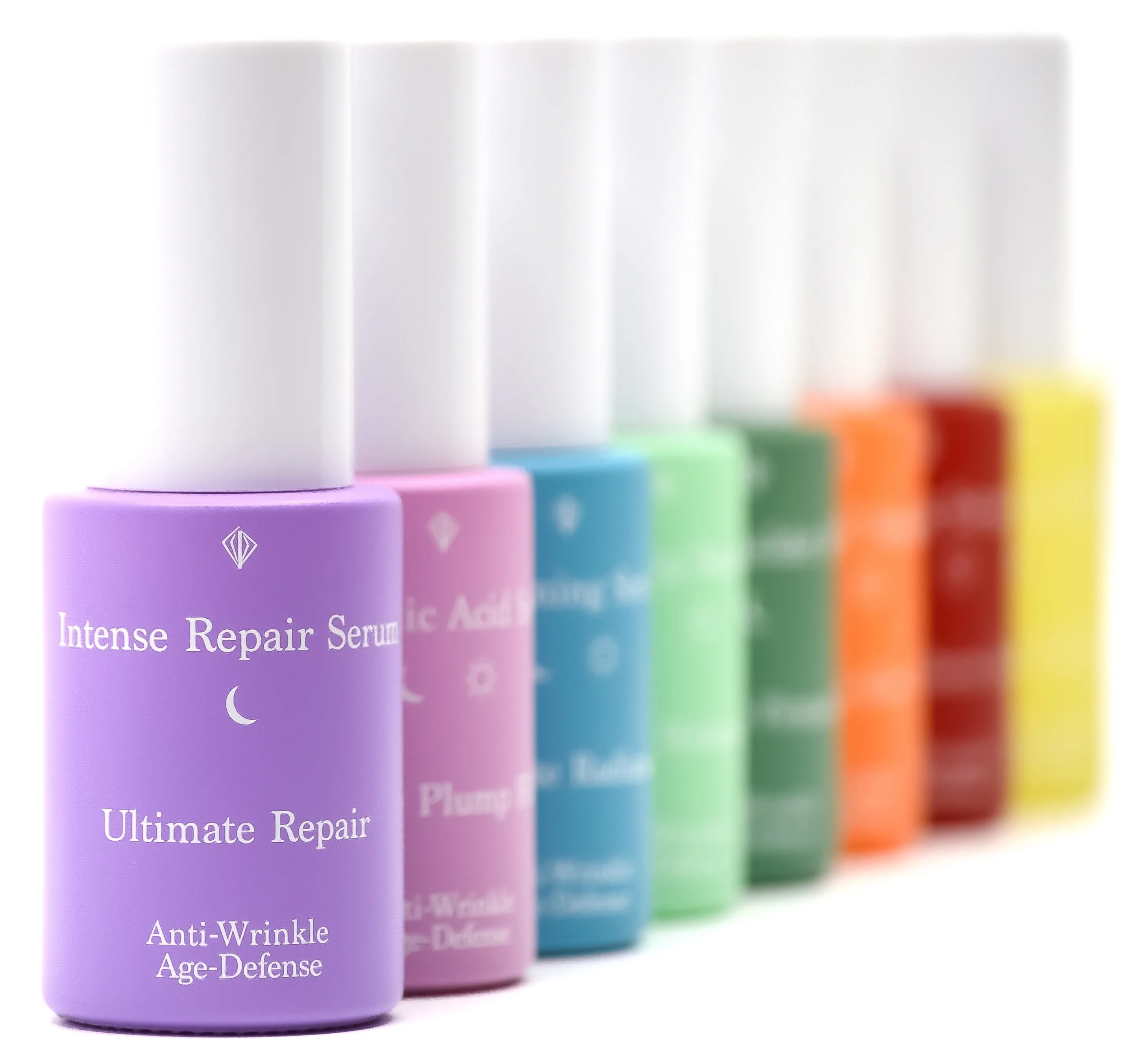 Crystal Pure rainbow serums
